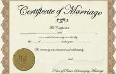 Free Printable Wedding Certificates