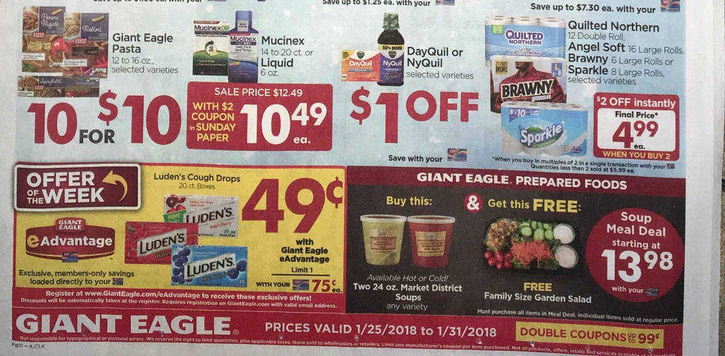 Mars Venus Coupon Code Awesome Giant Eagle Coupon Matchups 01 25 18 - Free Printable Giant Eagle Coupons