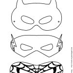 Mask Printable | Free Printable Superhero Mask Template | Masks   Free Printable Fox Mask Template