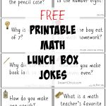 Math Lunch Box Notes | Desert Chica   Free Printable Jokes For Adults