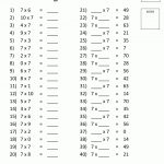 Math Worksheets 3Rd Grade 7 Times Table Test 3 | Math | Pinterest   Free Printable Time Worksheets For Grade 3
