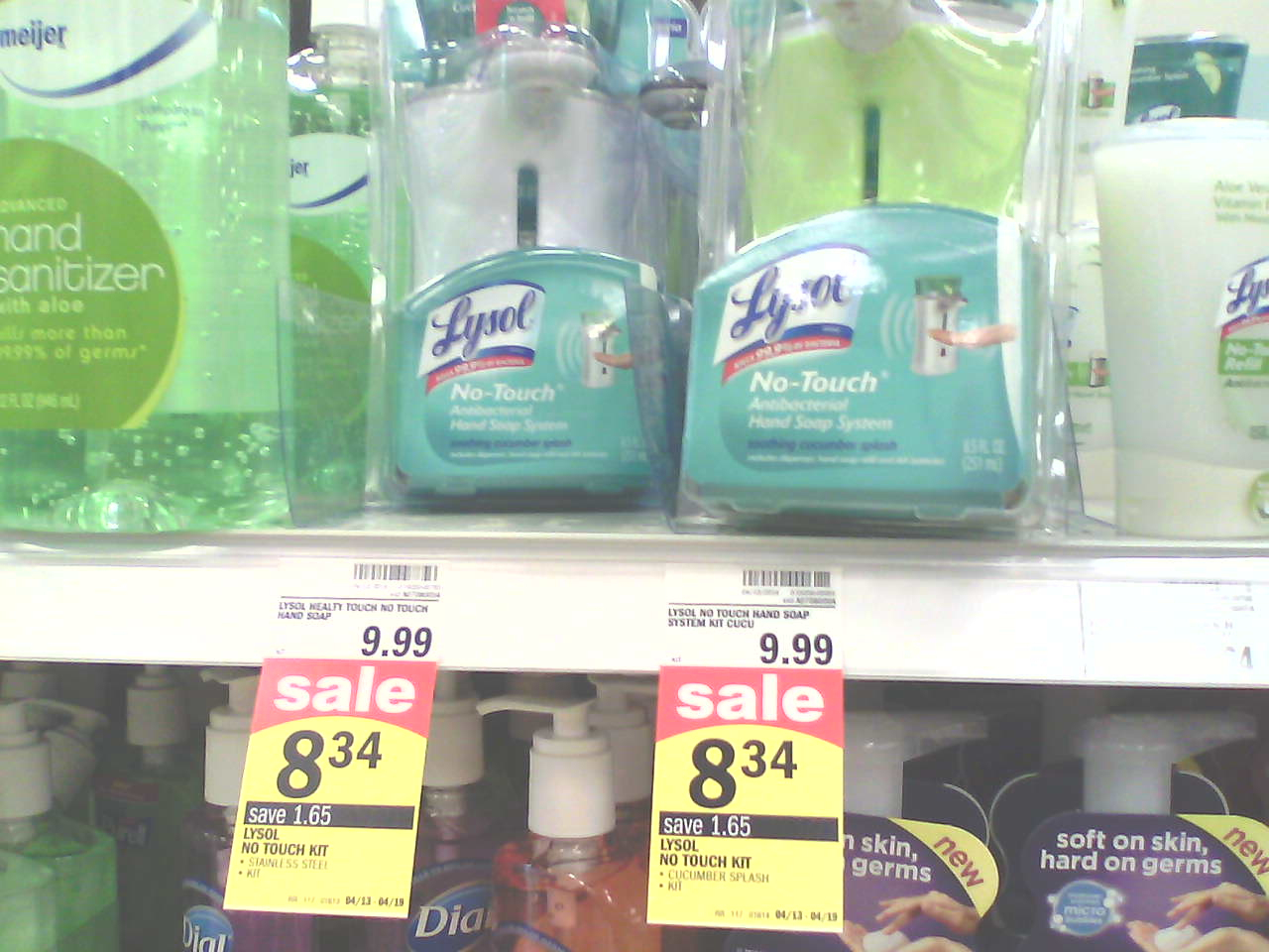 Meijer: Lysol Automatic Hand Soap Dispenser $3.34 (Reg. $9.99 - Lysol Hands Free Soap Dispenser Printable Coupon