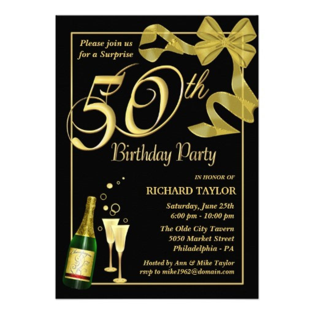 Men · 50Th Birthday Invitations For Him  | Vegetables In 2019 - Free Printable Birthday Invitations For Him