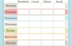 Free Printable Grocery List And Meal Planner