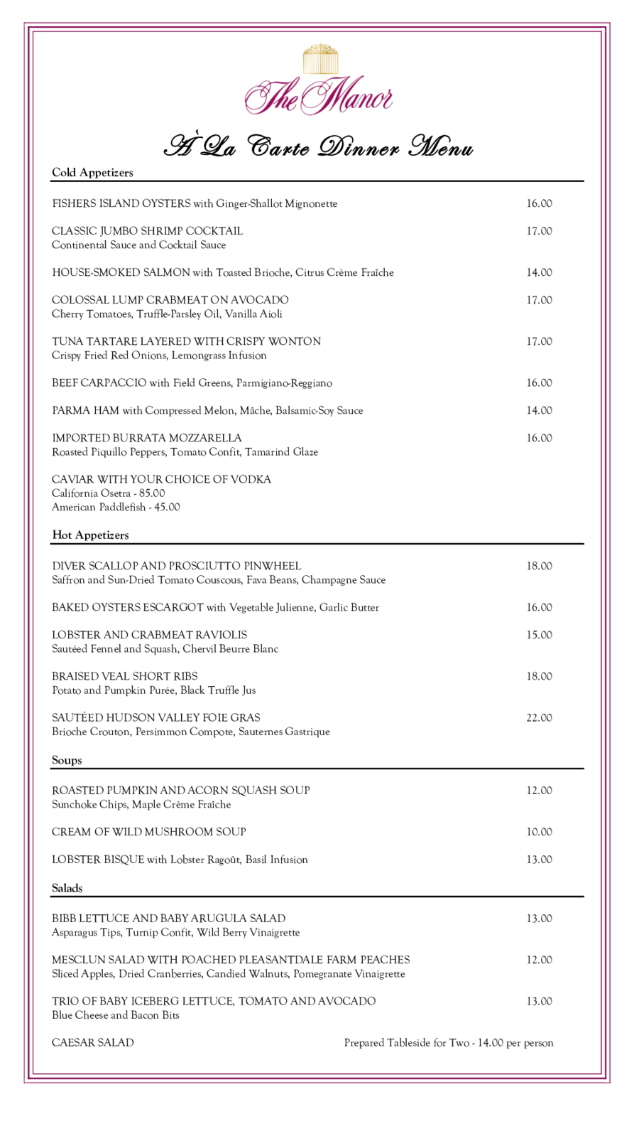 Menu Templates Free - Edit, Fill, Sign Online | Handypdf - Design A Menu For Free Printable