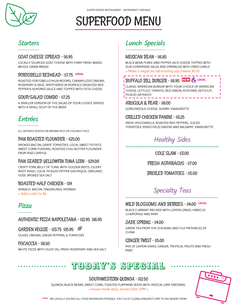 Menu Templates Imenupro - Free Online Printable Menu Maker