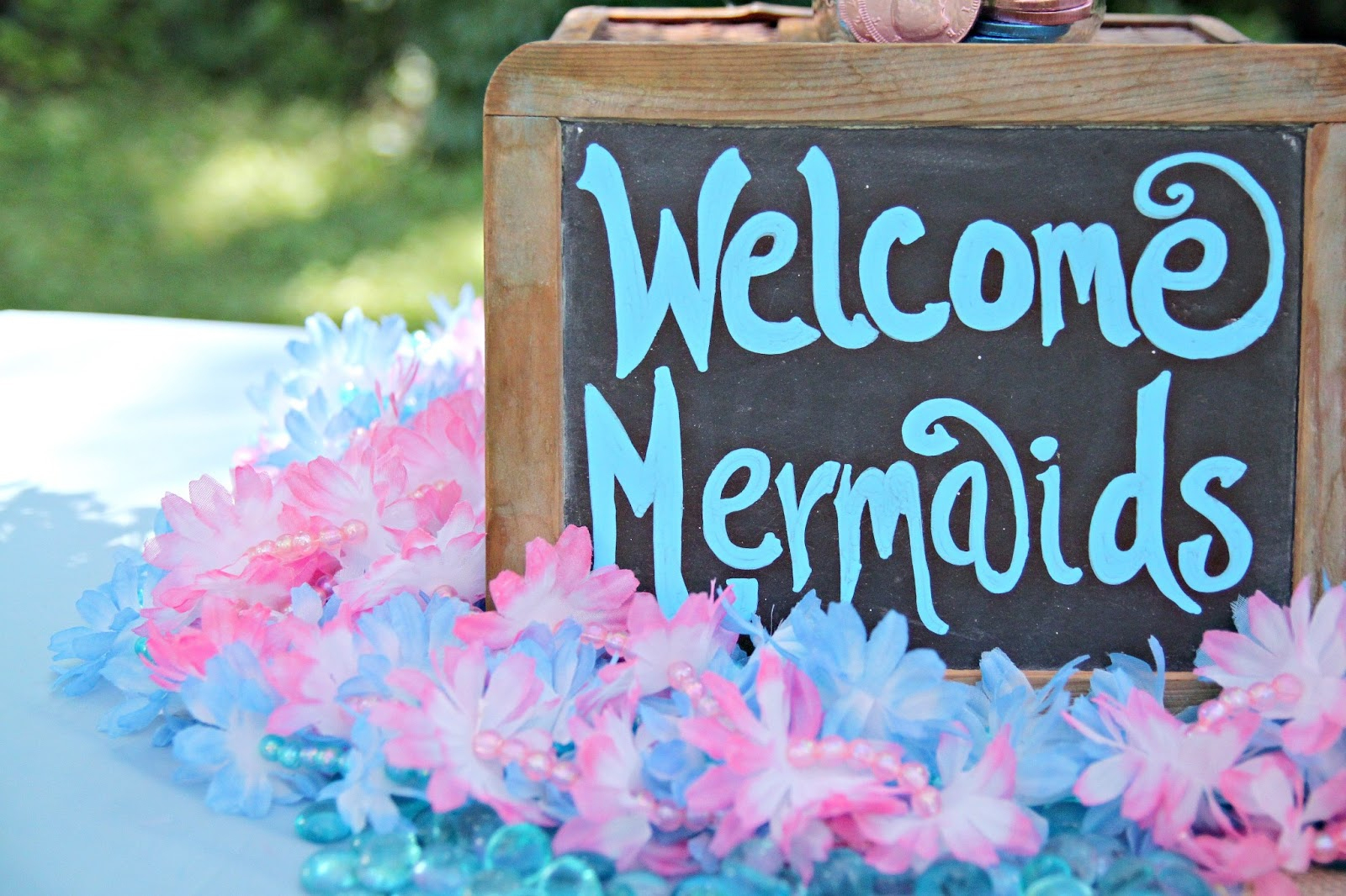 Mermaid Under The Sea 4Th Birthday Party With Free Printable - The - Free Printable Little Mermaid Birthday Banner