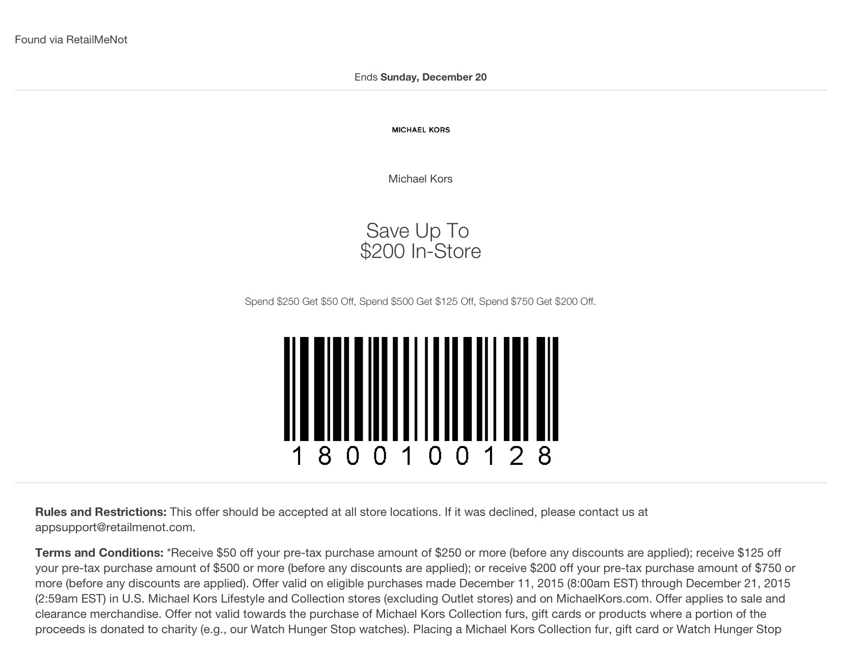 Michael Kors Coupons In Store &amp;amp; Online (Printable Coupons) - Free Printable Michaels Coupons
