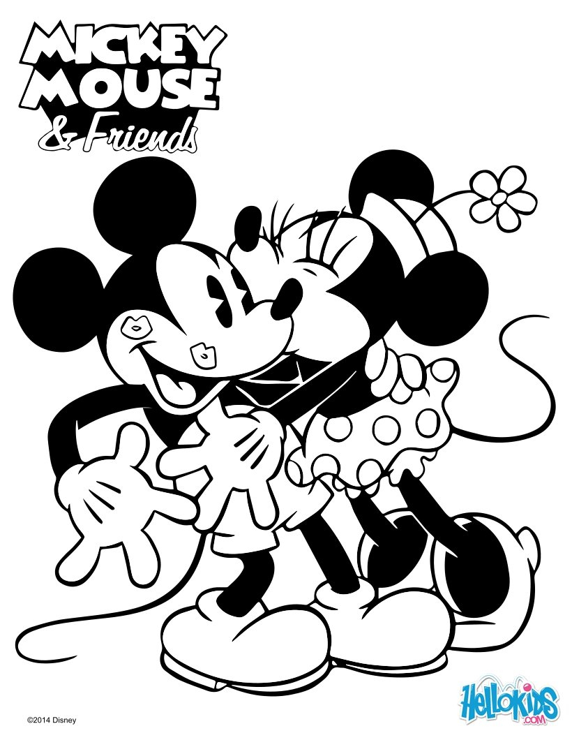Mickey Mouse Coloring Pages - 60 Free Disney Printables For Kids To - Free Printable Minnie Mouse Coloring Pages