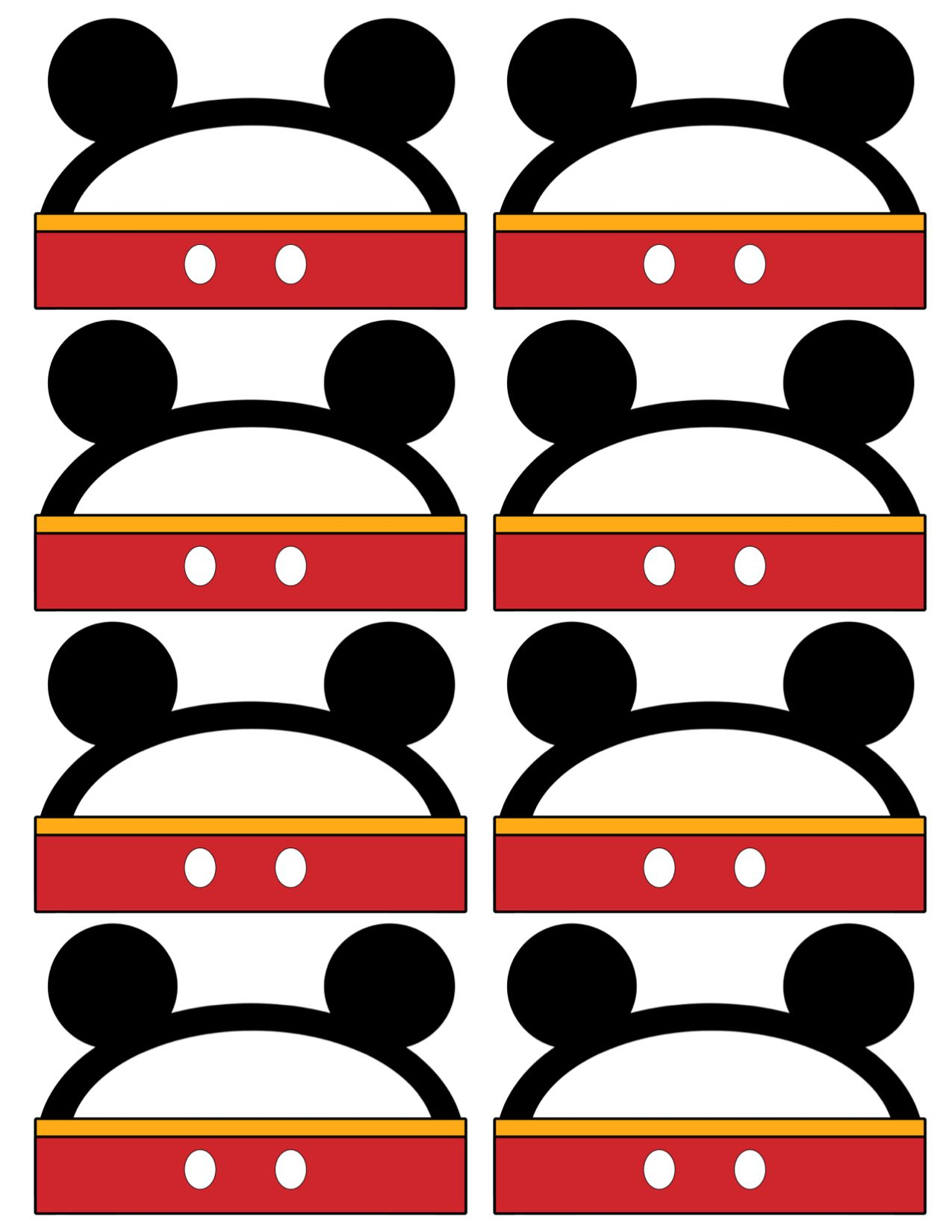 Mickey Mouse Labels Free Printable | Oh Twodles. Cas 2Nd Birthday - Free Printable Mickey Mouse Favor Tags