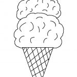 Modest Ice Cream Cone Coloring Page Best Ideas For You #30716   Ice Cream Cone Template Free Printable