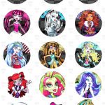 Monster High Free Printables |  Monster High Cake , Monster High   Monster High Cupcake Toppers Printable Free