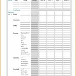 Monthly Budget Worksheet Excel Expenses Personal Expense Sheet   Free Printable Finance Sheets