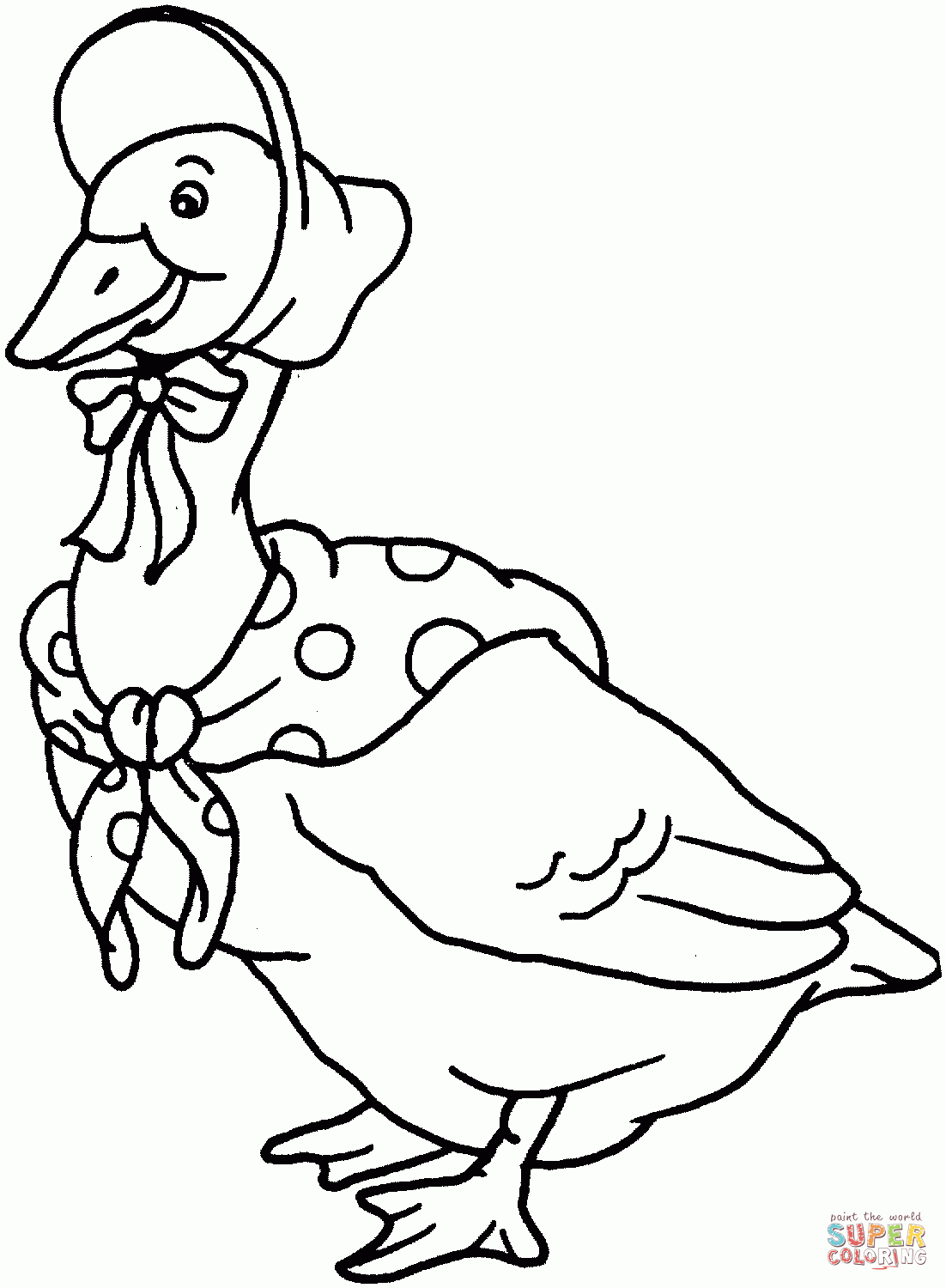 Mother Goose Coloring Page | Free Printable Coloring Pages - Mother Goose Coloring Pages Free Printable