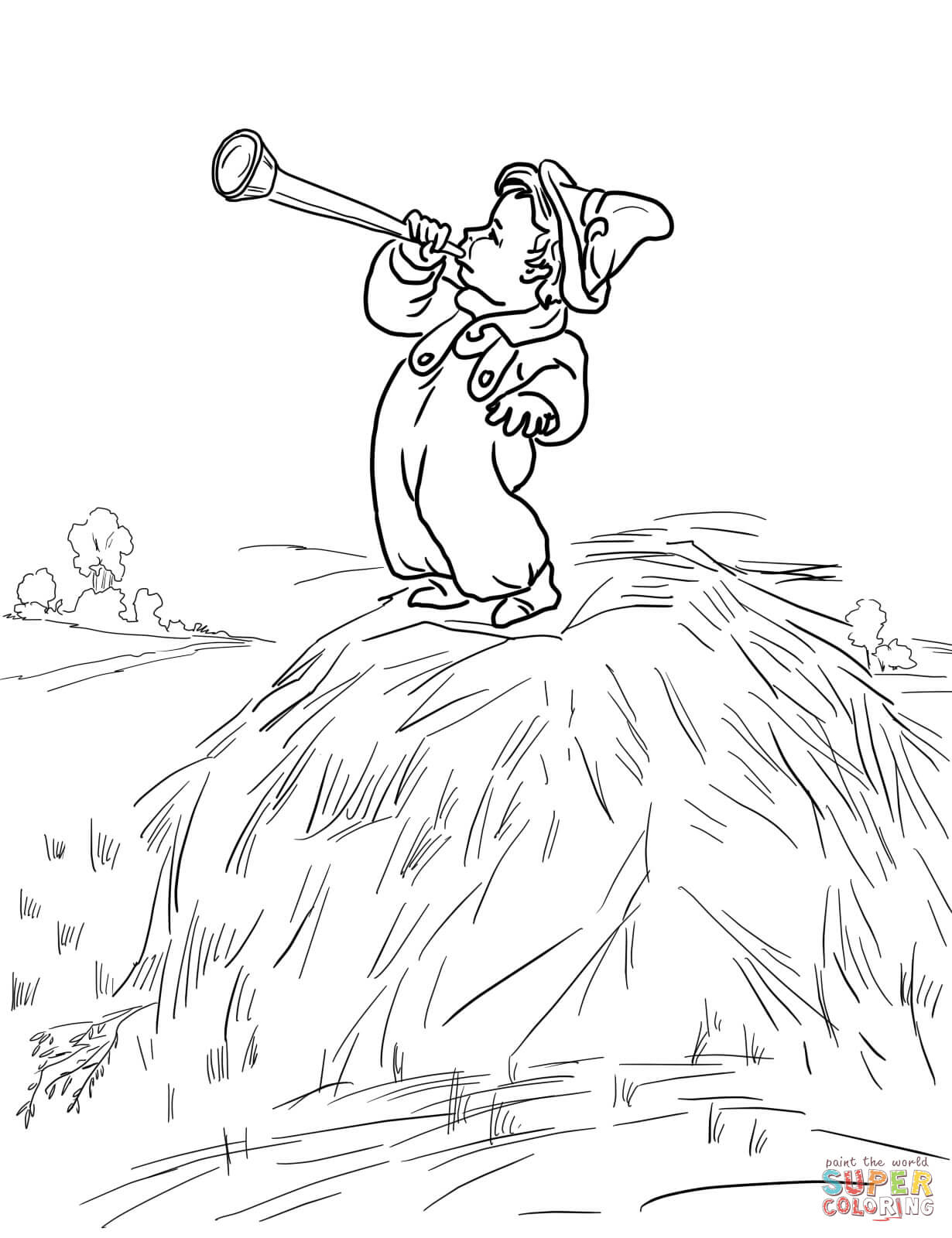 Mother Goose Nursery Rhymes Coloring Pages | Free Coloring Pages - Mother Goose Coloring Pages Free Printable