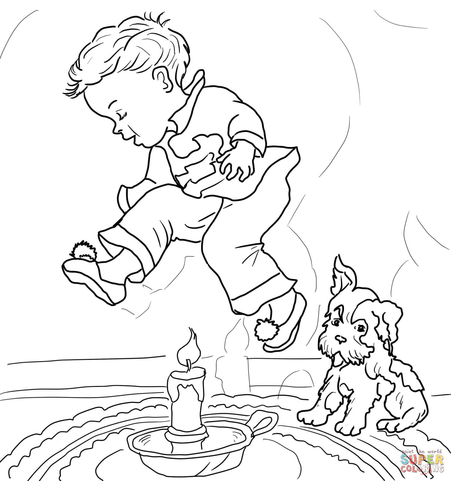 Mother Goose Nursery Rhymes Coloring Pages | Free Coloring Pages - Mother Goose Coloring Pages Free Printable