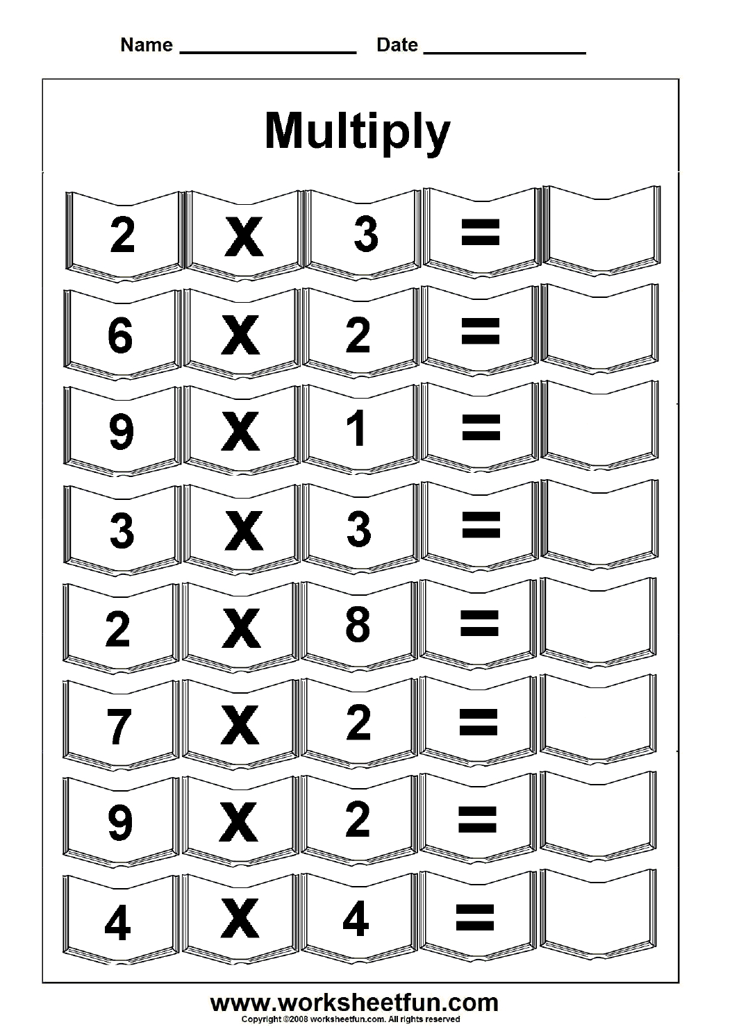 Multiplication – 5 Worksheets / Free Printable Worksheets – Worksheetfun - Free Printable 5 W&amp;amp;#039;s Worksheets