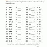 Multiplication Printable Worksheets 8 Times Table 1 | Education And   Multiplying Decimals Free Printable Worksheets