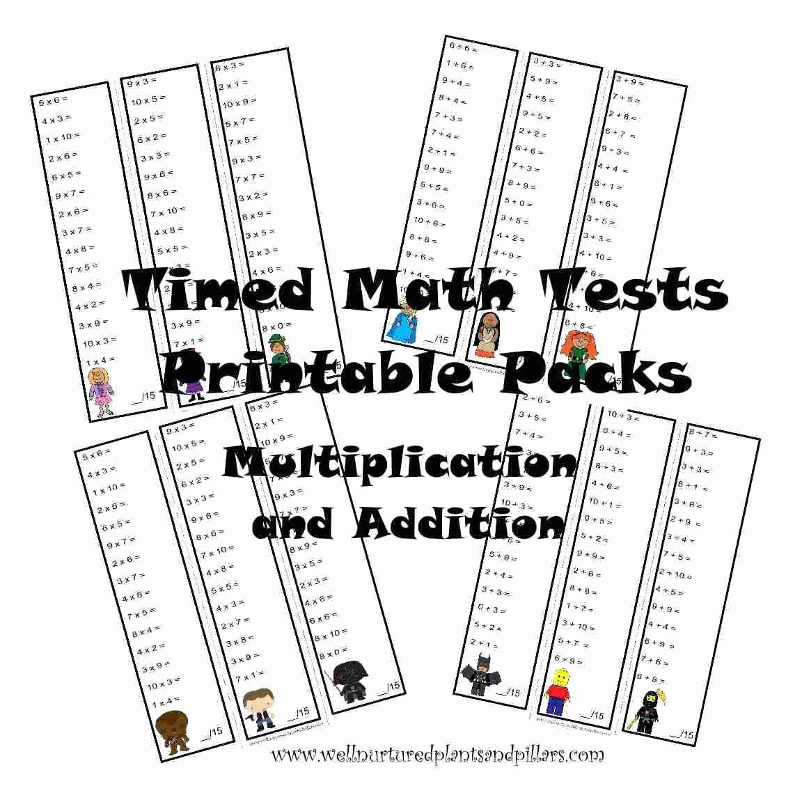 Multiplication Timed Tests Online Math – Vidinvision.club - Free Printable Multiplication Timed Tests