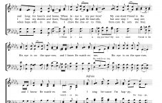 Free Printable Gospel Sheet Music For Piano