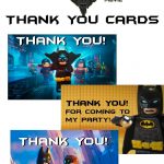 Musings Of An Average Mom: Lego Batman Thank You Cards   Free Printable Lego Batman