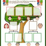 My Family Care – Worksheet Template   My Family Tree Free Printable Worksheets