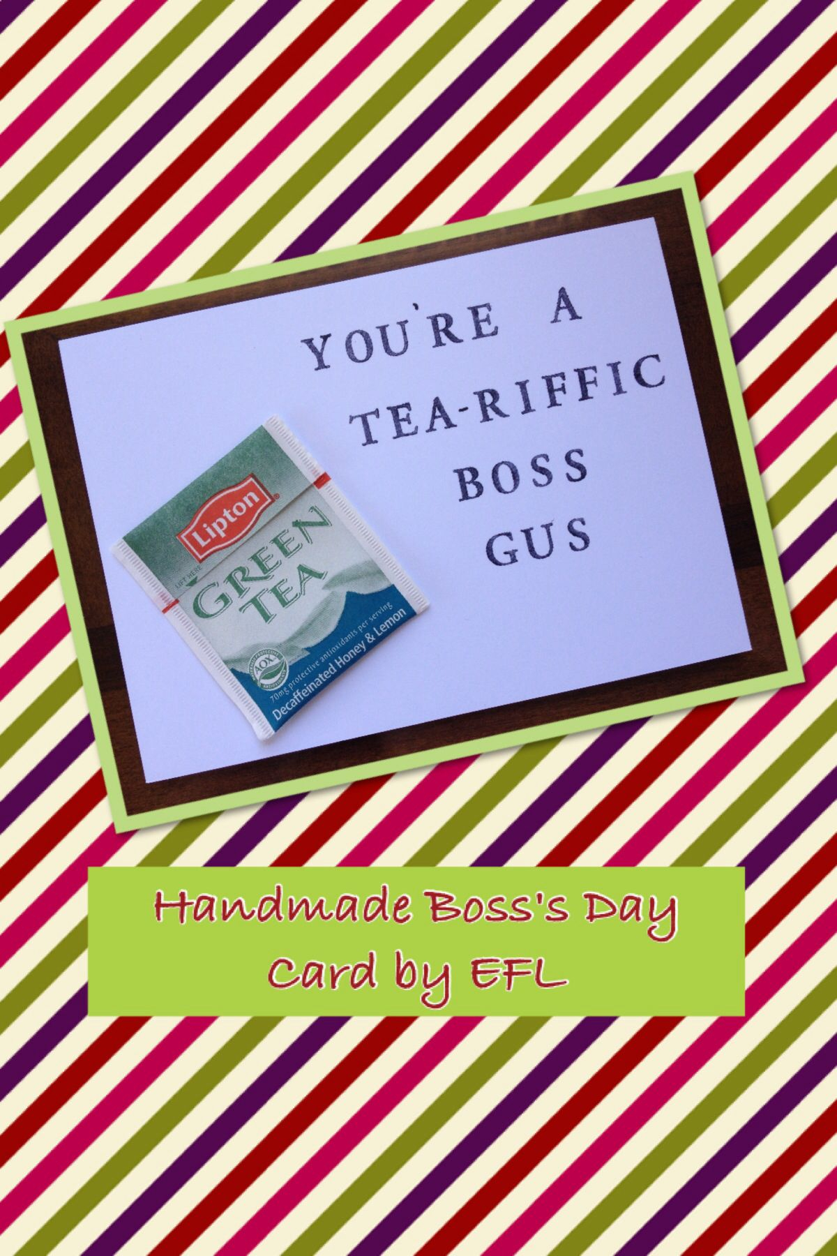 My Handmade Boss&amp;#039;s Day Cardefl. | My Homemade Cardsefl - Boss Day Cards Free Printable