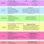 My Quirky Weekly Cleaning Chart: Free Printable | Cleaning Tips   Free Printable Housework Checklist
