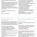 Mystery Riddles Game Worksheet   Free Esl Printable Worksheets Made   Free Printable Detective Games