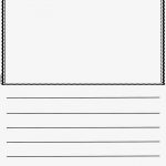 New Printable Lined Paper For Kids | Chart And Template World   Free Printable Kindergarten Lined Paper Template