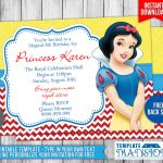 New Snow White Birthday Invitations For Invitation Definition – Snow White Invitations Free Printable