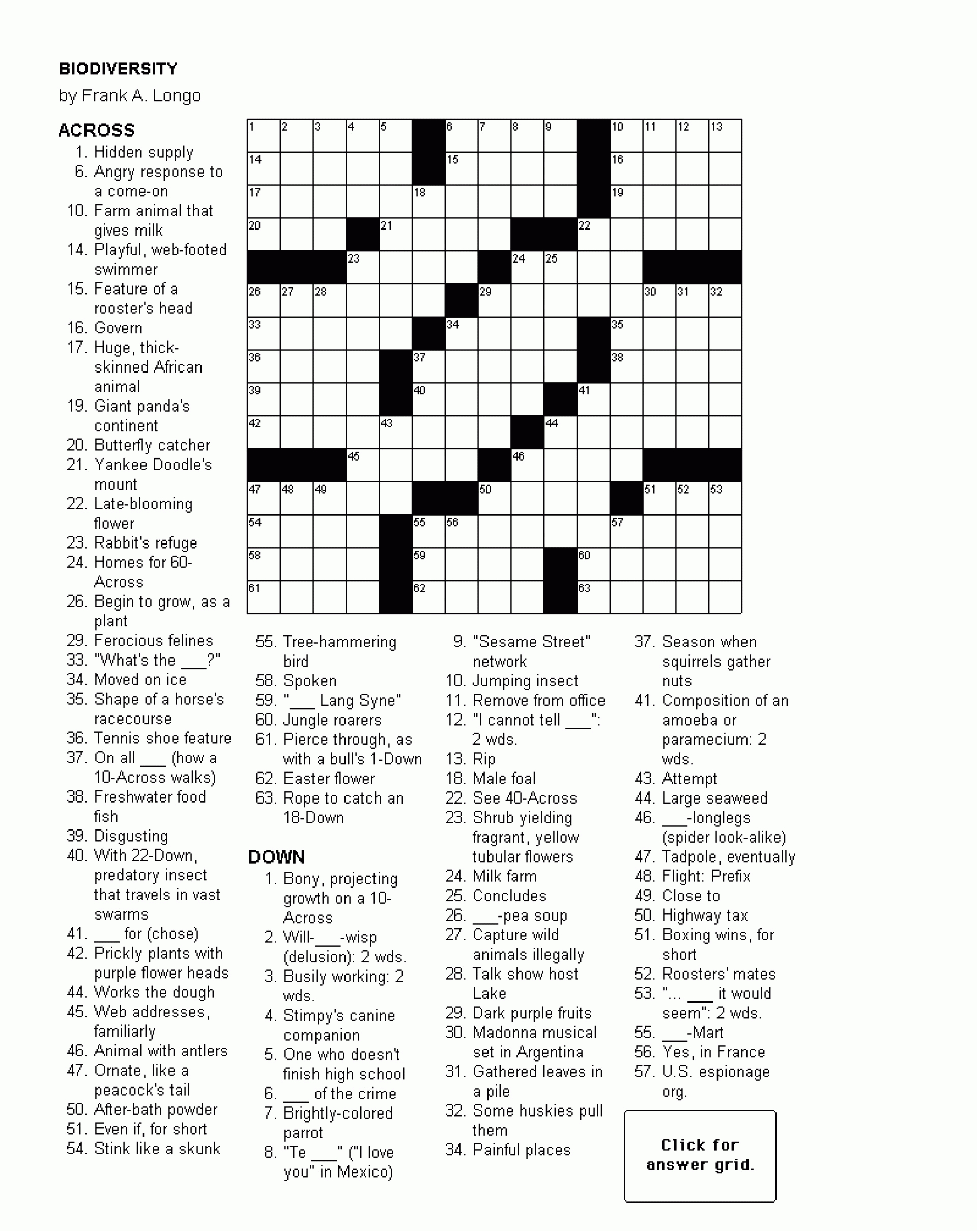 Newspaper Crossword Puzzles Printable Uk Crosswords ~ Themarketonholly - Printable Newspaper Crossword Puzzles For Free