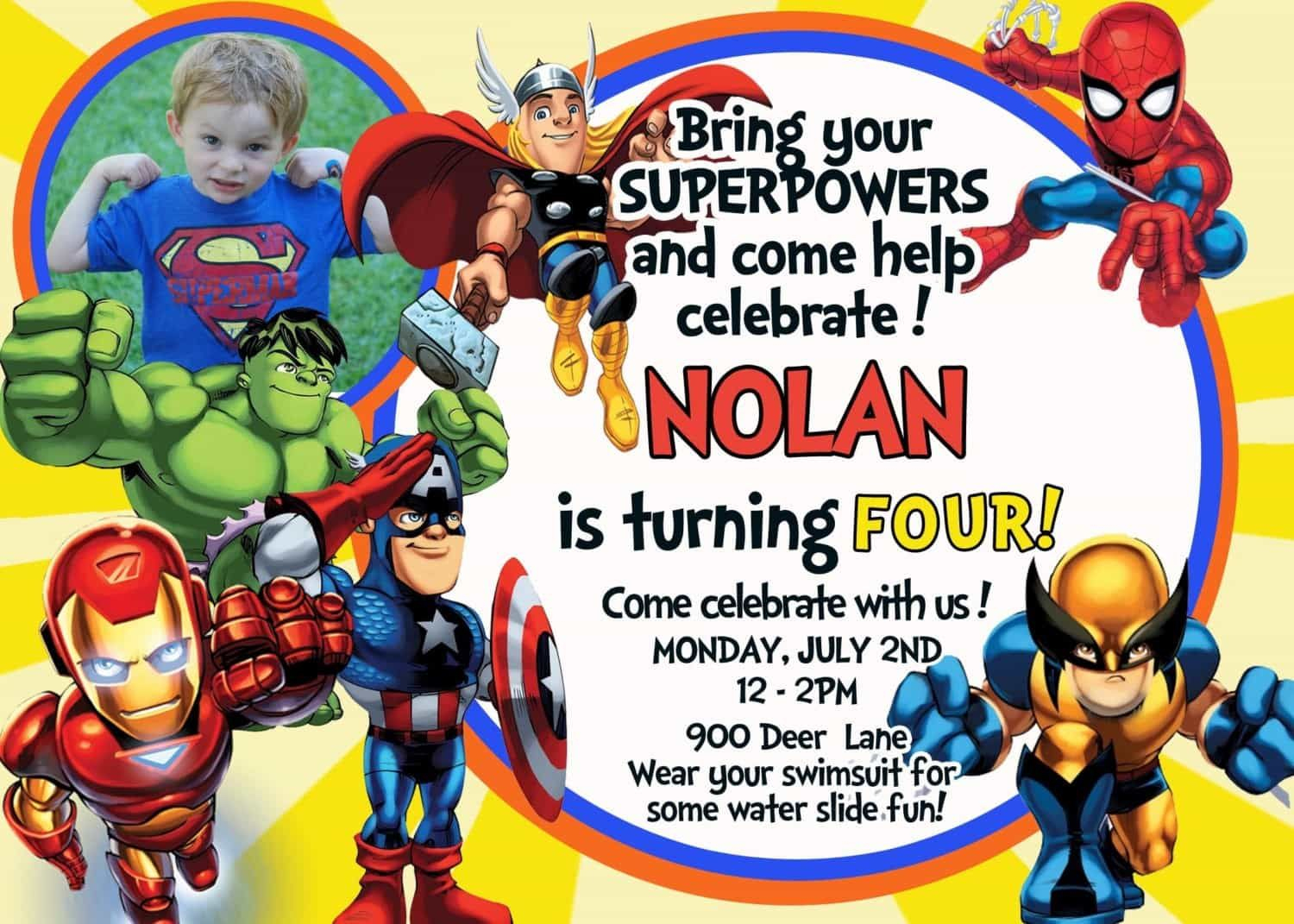 Nice Tips For Choosing Avengers Birthday Invitations Free | Noah&amp;#039;s - Avengers Party Invitations Printable Free