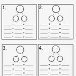 Number Family Worksheets For Kids | Math Worksheets For Kids   Free Printable Number Bond Template