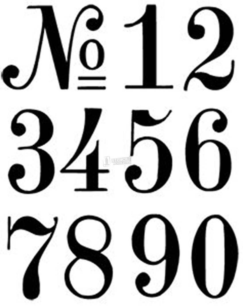 Number Stencils | Crafts | Pinterest | Number Stencils, Letter - Free Printable 4 Inch Number Stencils