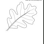 Oak Leaves Coloring Pages Printable | Craft Ideas | Pinterest | Leaf   Free Printable Leaf Template