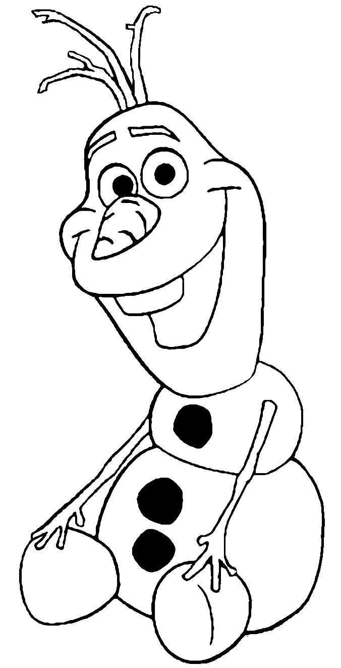 Olaf From Frozen | Share On Tumblr | Adult And Children&amp;#039;s Coloring - Free Printable Coloring Pages Disney Frozen