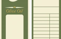 Free Printable Olive Oil Labels