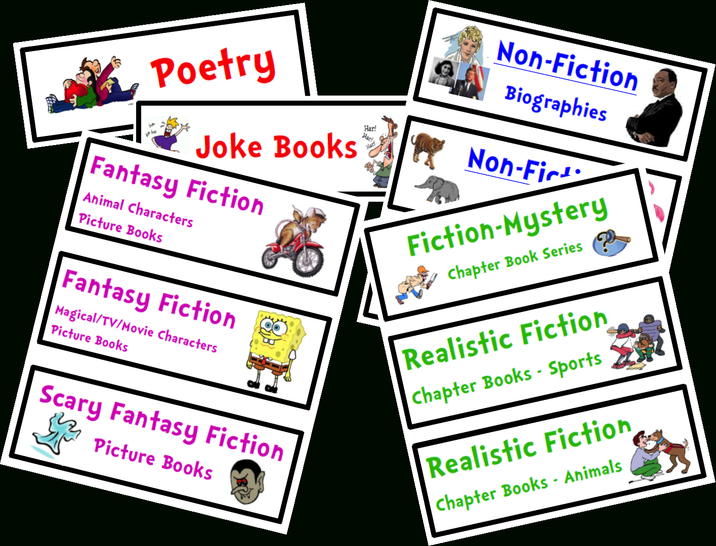 Organize Your Classroom Library {Free Genre Bin Labels} | - Free Printable Book Bin Labels
