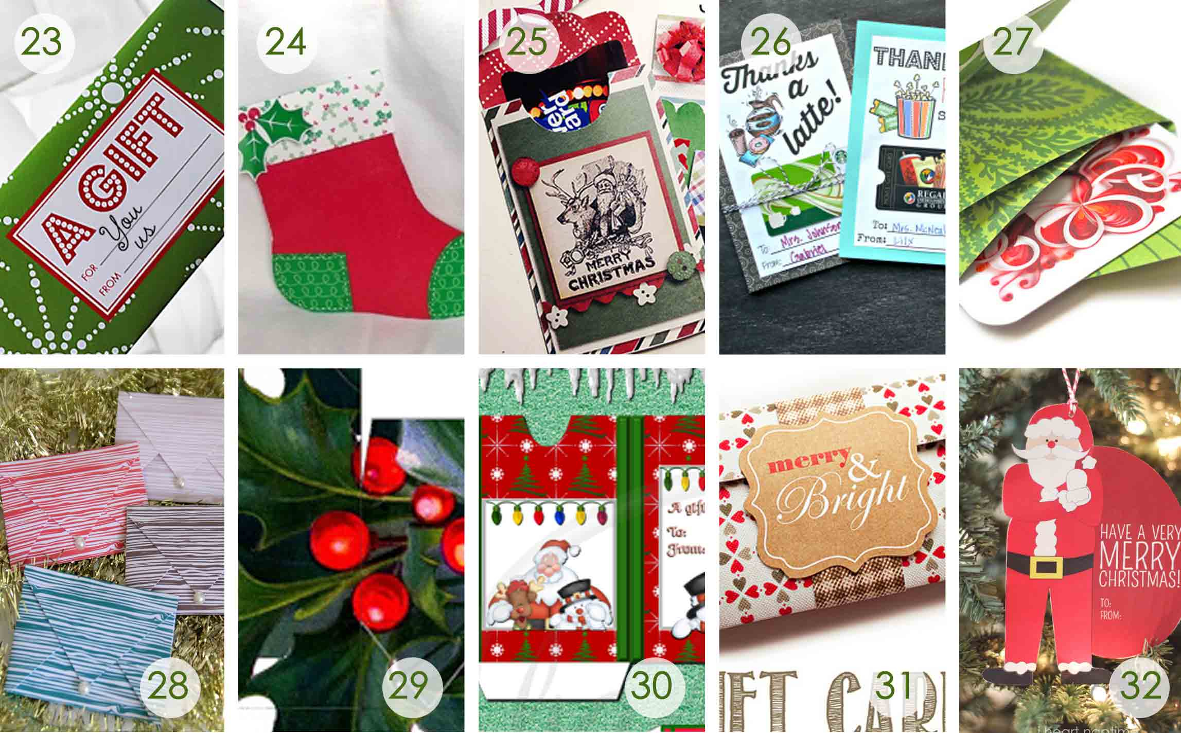 Over 50 Printable Gift Card Holders For The Holidays | Gcg - Christmas Money Wallets Free Printable