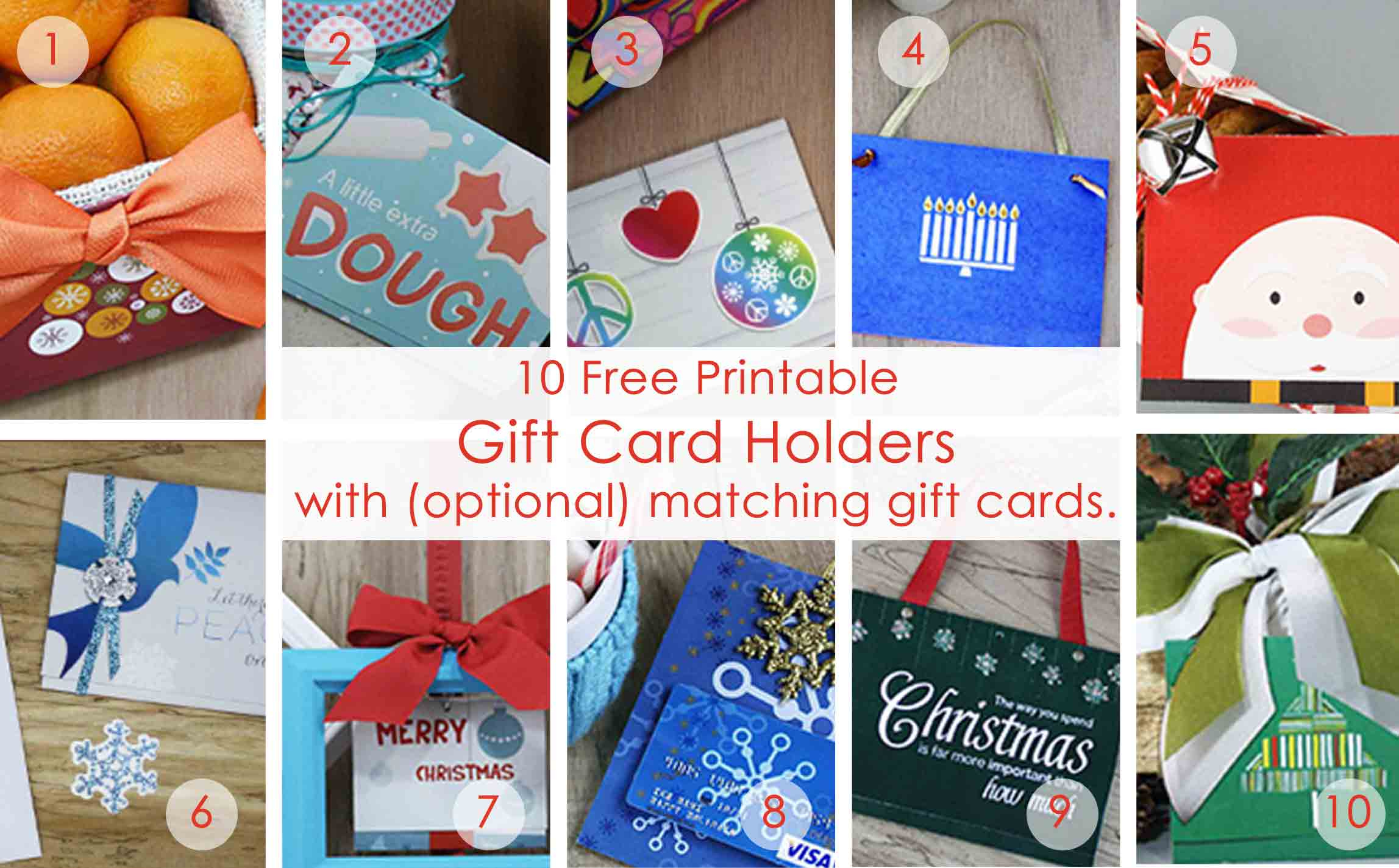 Over 50 Printable Gift Card Holders For The Holidays | Gcg - Free Printable Gift Card Envelope Template