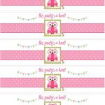 Owl Birthday Party With Free Printables | Free | Pinterest | Owl   Free Printable Water Bottle Labels For Birthday