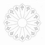 P 1150 Dresden Plate 10X10 | Art & Crafts | Punched Tin Patterns   Printable Tin Punch Patterns Free