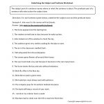 Parts Of A Sentence Worksheets | Subject And Predicate Worksheets   Free Printable Subject Predicate Worksheets 2Nd Grade