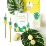 Party Like A Pineapple | A Tropical 25Th Birthday Party   Party   Free Printable Pineapple Invitations