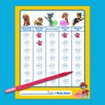 Paw Patrol Potty Training Chart | Nickelodeon Parents   Free Printable Potty Charts