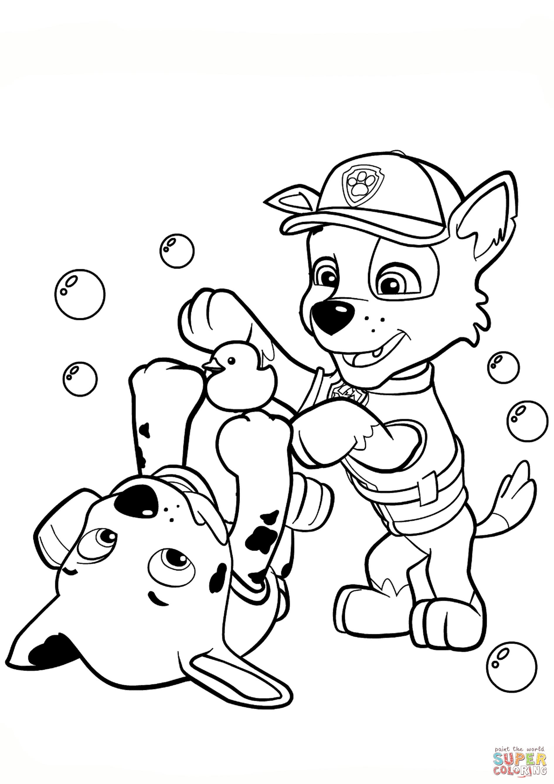 Free Printable Paw Patrol Coloring Pages | Free Printable