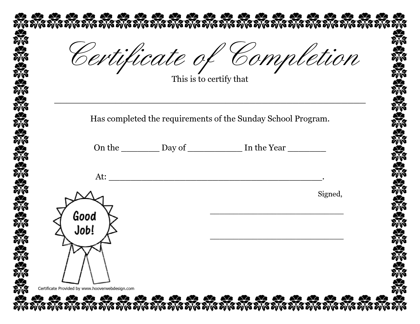 Pdf-Free-Certificate-Templates - Free Printable School Certificates Templates