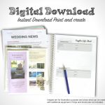 Pdf Printable Wedding Planner – Free Wedding Template   Free Printable Wedding Planner Book Pdf