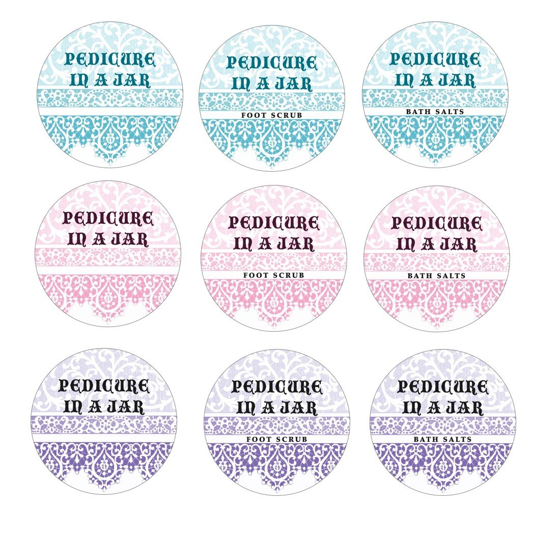 Pedicure In A Jar&amp;quot; Labels | Party! | Jar Gifts, Gift Tags Printable - Spa In A Jar Free Printable Labels